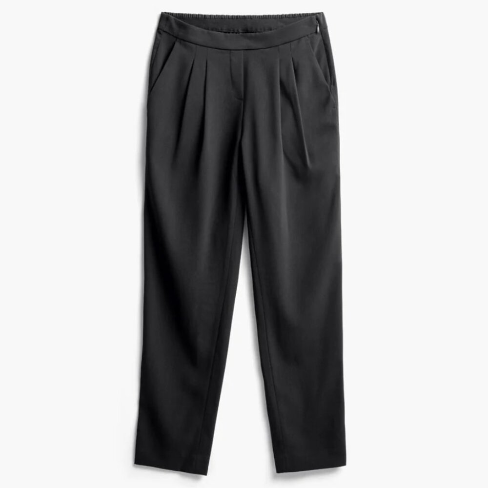 NWT Ministry of Supply Women's Swift Drape Pant - Black Size: 4